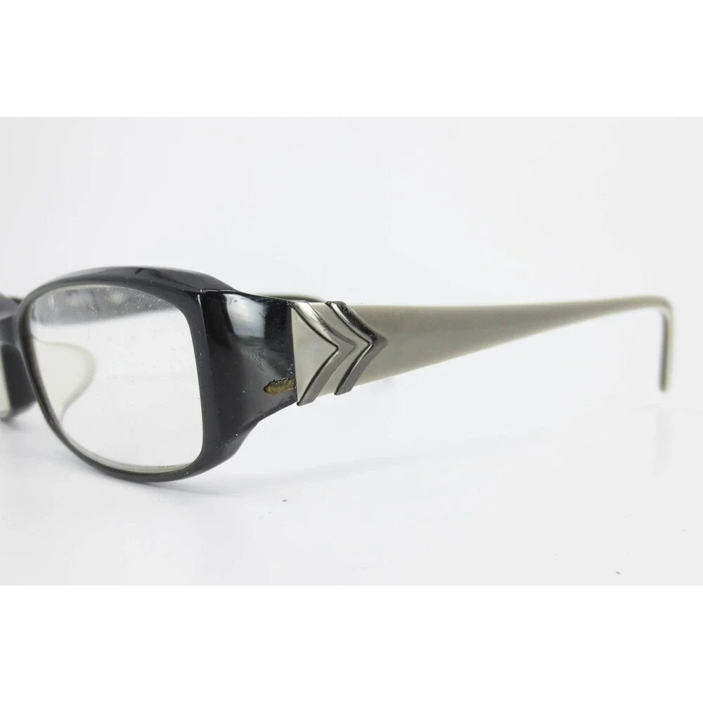 O&X New York OP-102 Black Grey Rectangular Eyeglasses Frames 53-16-140 Japan